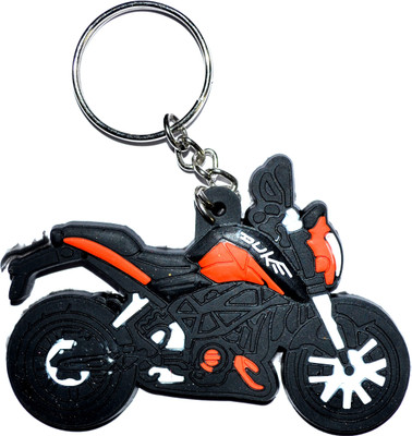 

Pin to Pen Duke Bike Orange Keychain Key Chain(Multicolor)