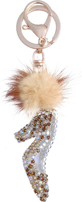 

Super Drool Gold Heels Locking Key Chain(Gold)