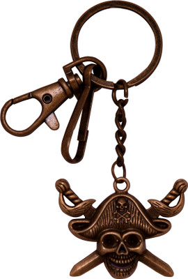 

Oyedeal KYCN1019 Pirates Full Metal Locking Key Chain(Brown)