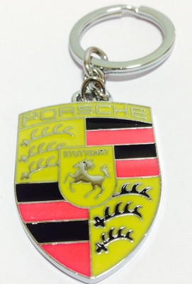 

Aura Full Metal Porsche Key Chain(Yellow)