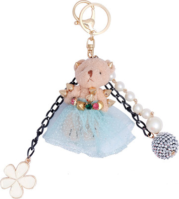 

Super Drool Crystal Green Bunny Locking Key Chain(Green)