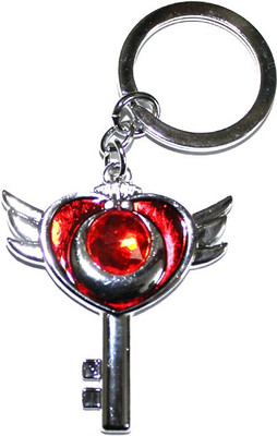 

Madhuraj Heart Shape Fairy Tale Design Key Chain(Red)
