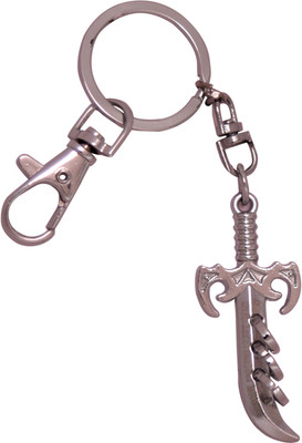 

Dealfinity Jung Ki Talwar (sword) Locking Key Chain(Silver)