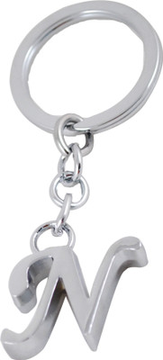 

Forty Creek Letter N Locking Key Chain(Silver)