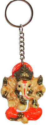 

Anishop Ganpati Polyserin Key Chain(Orange)
