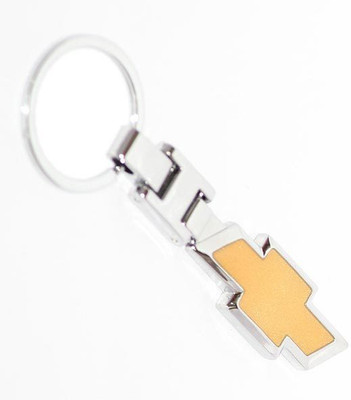 

Aura Chevrolet Full Metal Double Sided Imported Key Chain(Yellow, Silver)