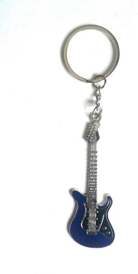 

Keepsake Blue Guitar Key Chain(Blue)
