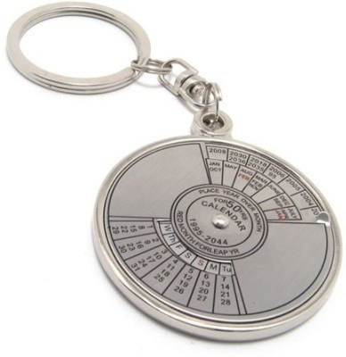 

U R God 50 Years Calender Key Chain(Silver)