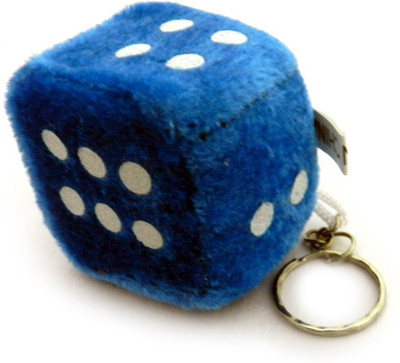 

Tech Pro Fabric Blue Dice Key Chain(Blue)