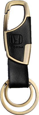 

Techpro Metal Golden Colour Honda Locking Key Chain(Multicolor)
