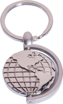

Oyedeal Globe Full Metal Key Chain(Silver)