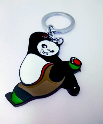 

Noble Kung Fu Panda Metal Keychain Key Chain(Multicolor)