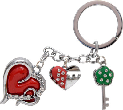 

Oyedeal Season Of Love Studded Heart With Key KYCN1648 Key Chain(Multicolor)