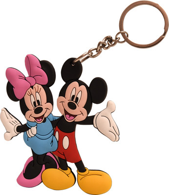 

Oyedeal Mickey and Minnie Rubber Key Chain(Multicolor)