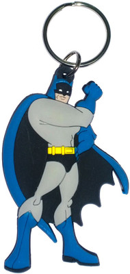 AA Retail Double Side Silicone Batman Key Chain(Blue, Grey)