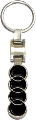 

Trendy Loot Audi Metal Locking Key Chain(Black)