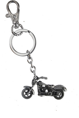 

Techpro Metal Silver Colour Harley Davidson Bike Key Chain(Multicolor)