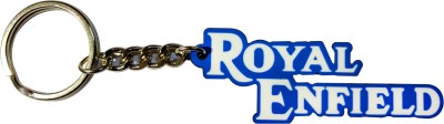 

MiiCreations Royal Enfield Key Chain(White, Blue)