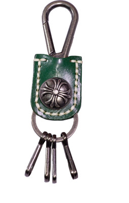 

Oyedeal Hand Stitched Leather Hook KYCN1706 Locking Key Chain(Multicolor)