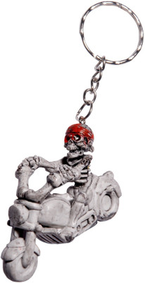 

Oyedeal Skeleton Bike Rider KYCN225 Key Chain(Multicolor)