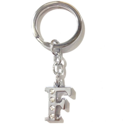 

Tech Fashion Alphabet F Locking Key Chain(Silver)