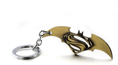 

Chainz Batman Vs Superman Metal Bronze Key Chain(Gold)