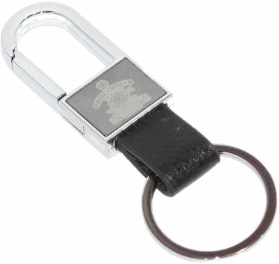 

Aura Importel Full Metal Royal Enfield Locking Key Chain(Black, Silver)