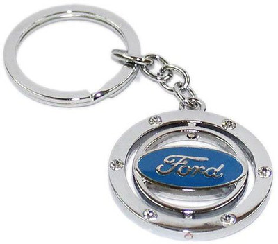 

Aura Imported Revolving Ford Full Metal Key Chain(Silver)