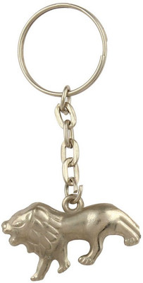 

CTW Loin Silver Metal Keychain Key Chain(Silver)
