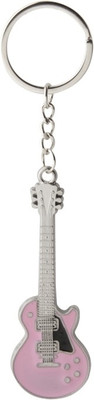 

Keepsake Pink Guitar Key Chain(Pink)
