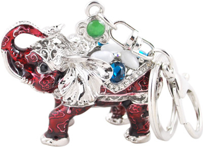 

Forty Creek Elephant Locking Key Chain(Multicolor)