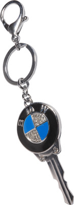

Oyedeal Studded Key Shape BMW Locking Key Chain(Silver)