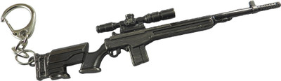 

Tech Pro Metal Counter Strike Weapons Sniper Rifle Gun Locking Key Chain(Multicolor)