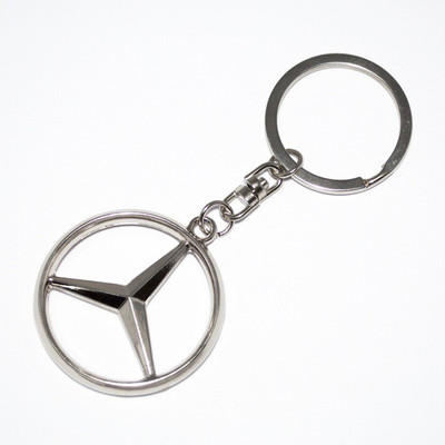 

Prime Traders Mercedes Emblem Car Logo Locking Key Chain(Black)