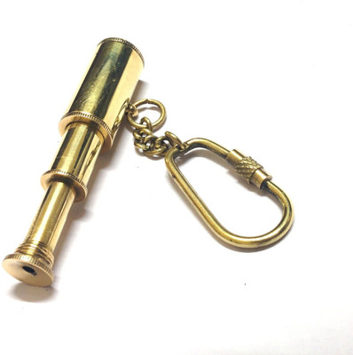 Artshai Brass Telescope Locking Key Chain(Gold) available at flipkart for Rs.202