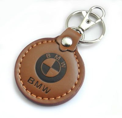 

Techpro SINGLE SIDED BROWN WITH LOCK DROP MODEL AND BMW DESIGN Locking Key Chain(Multicolor)