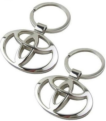 

Confident MVP300 Silver Color Metal Toyota Key Chain(Silver)