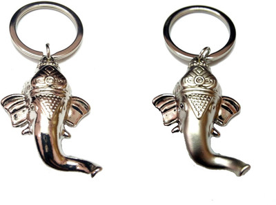 

City Choice Combo of Ganesha Face Key Chain(Multicolor)