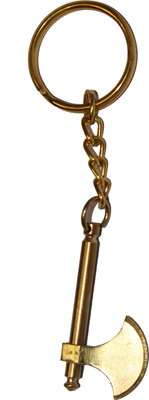 

Anishop Axe Shape Metal Keyring Key Chain(Gold)