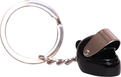 

Dealfinity Full Mask Helmet Metal Key Chain(Black)