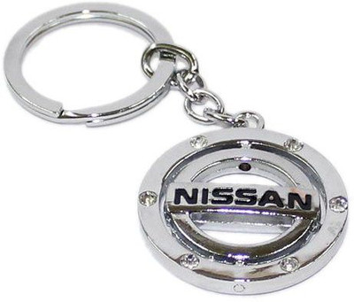 

Aura Imported Revolving Nissan Full Metal Key Chain(Silver)