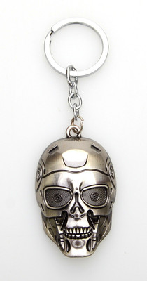 

24x7 eMall Terminator gold Locking Key Chain(Gold)