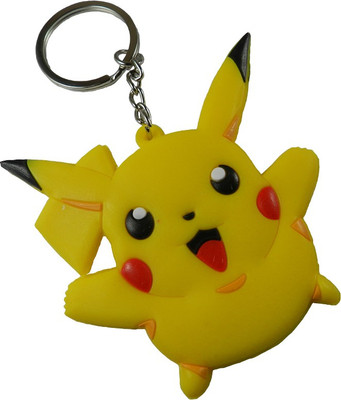 Techpro Double Sided Pokemon Pikachu Key Chain(Multicolor)