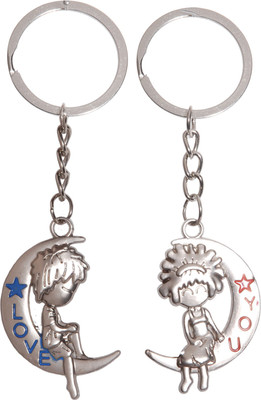 

Dealfinity Love You Couple DKYCN593 Key Chain(Multicolor)