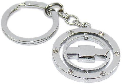 

Aura Imported Chevrolet Revolving Full Metal Key Chain(Silver)