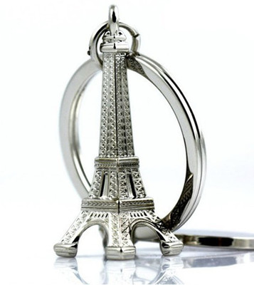 

Confident 01 Eiffel Tower Shape Key Chain(Silver)