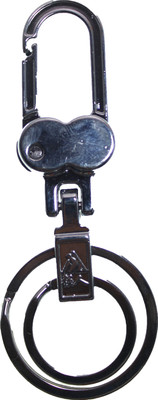 

Madhuraj Metal Hook Locking Key Chain(Silver)