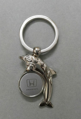 

Oyedeal Car Logo Honda Dolphin Shape Key Chain(Silver)