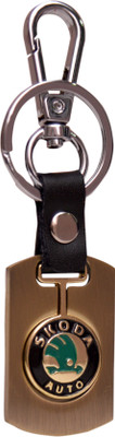 

Oyedeal Skoda Premium Leather Metal Locking Key Chain(Multicolor)