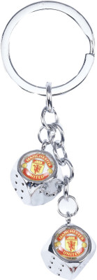

Zeroza Manchester United Dual Dice FC52 Metal Key Chain(Silver)